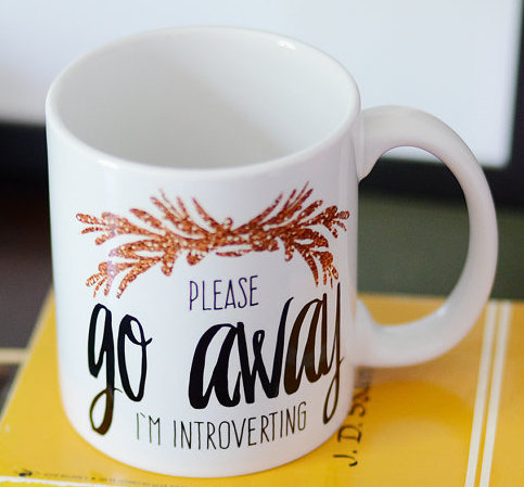 IntrovertDreams.com introverting mug