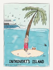 an introvert on a deserted island