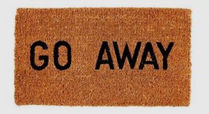 gifts for introverts doormat