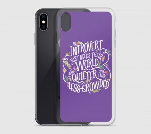 gifts for introverts phone case quieter