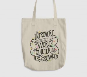gifts for introverts tote bag