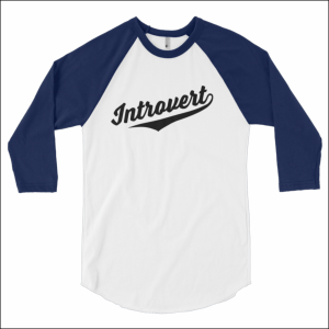 gift for introverts team introvert baseball shirt