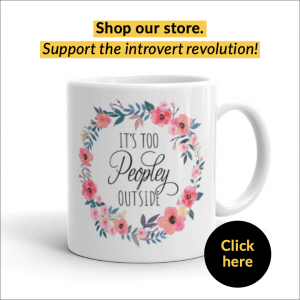 introvert mug "it's too peopley outside"