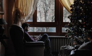 an introvert avoids socializing during the holidays