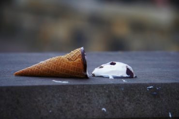 a dropped ice cream cone represents an INFJ's inferior extraverted sensing