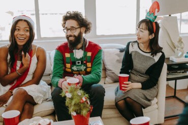 An introvert at a holiday party