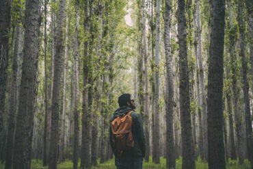 An introvert hiking