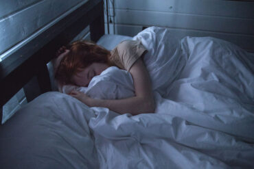 An introvert sleeps