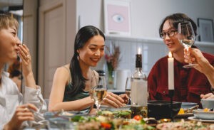 An introvert hosts a dinner party